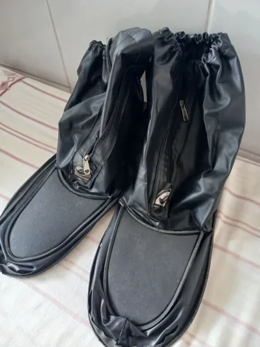 Bota impermeável para motociclista 