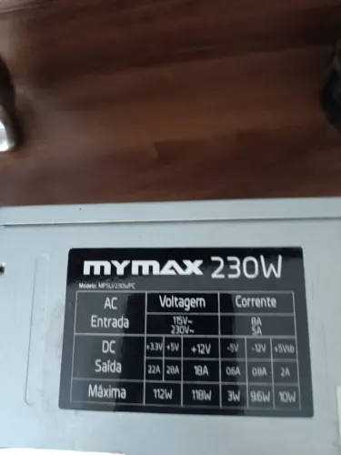 Fonte de alimentação  mymax 230 w