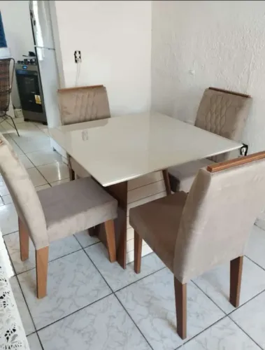 Mesa De Luxo No Crediário. Entrega É Montagem Grátis Loja R&L Moveis