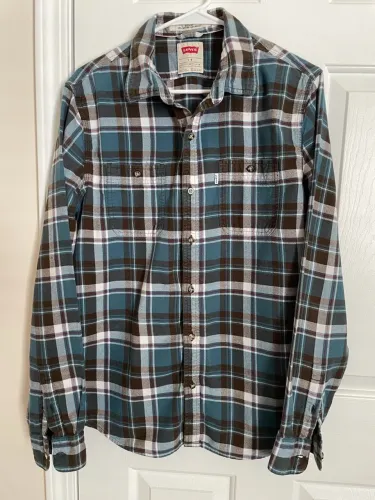 Camisa Xadrez flanela flanelada Levi's Masculina