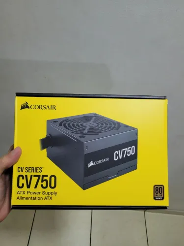 Fonte Corsair CV750 100% Funcionando com 2 Anos de Garantia