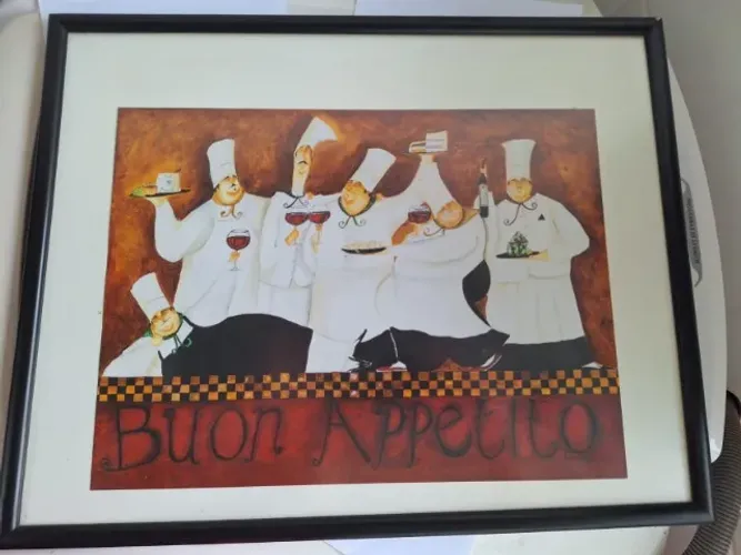 Quadro decorativo gourmet. Importado Medidas : 43 cm altura x 53 cm largura