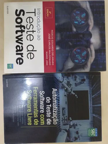 2 Livros de Teste de Software, Delamaro, Elsevier 