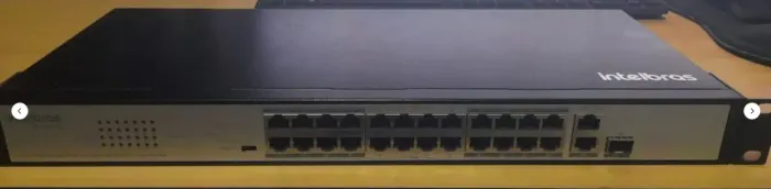 Switch 24 Portas Fast Ethernet PoE SFP SF 2421