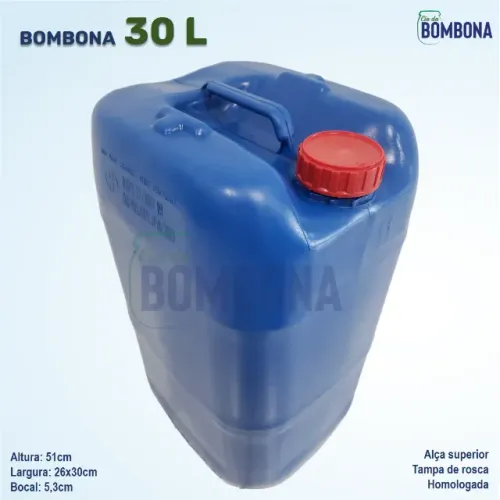Bombona 30 Litros Homologada (Galão/Tonel/Tambor)
