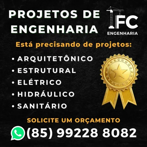 Projetos de Engenharia em Fortaleza - Arquitetônico, Estrutural, Elétrico e Hidráulico