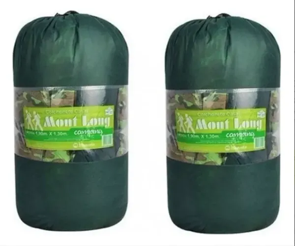 Kit 2 Colchonetes Casal Mont Long | Confortáveis, Leves e Ideais para Camping e Trilhas