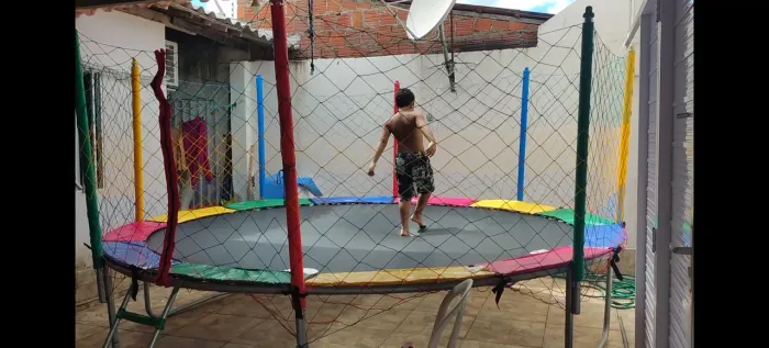 Pula-Pula Papibrink 3,66m com Zíper - Excelente Estado!