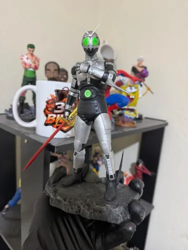 shadow moon Tokusatsu 20 cm Vilão do Kamen Rider