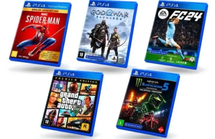 JOGOS FISICOS DE PLAYSTATION 4