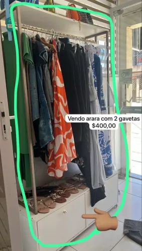 Vendo araras com gavetas