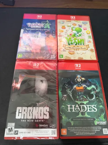 Jogos Switch 2 lacrados e usados