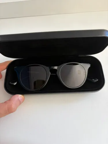 Óculos de sol Alexander McQueen original preto + estojo