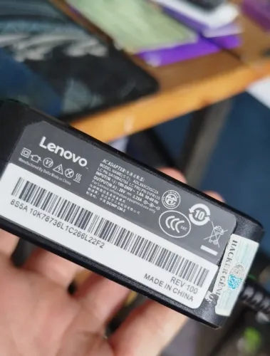 Carregador / Fonte Original Lenovo Ideapad 65W (Pino Fino) - 20v 3.25a