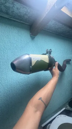 Dore escapamento moto