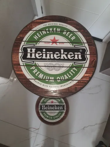 Mesa Alta da Heineken com Cadeira