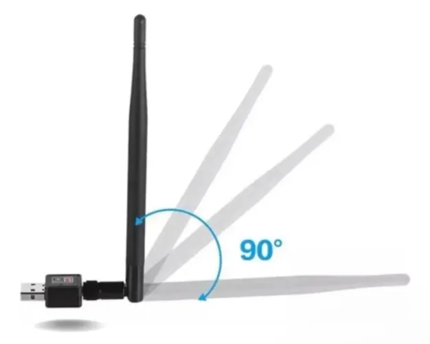 Antena Adaptador Wireless USB 2.0 Wi-fi 1800mbps Pc Ka-t8188