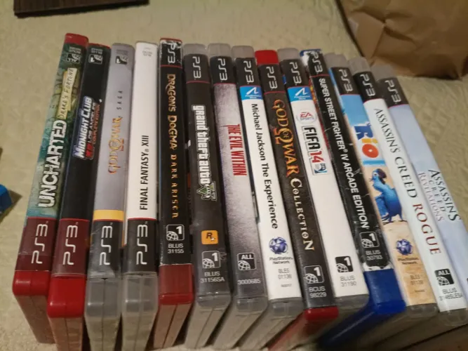 17Jogos ps3 usado 