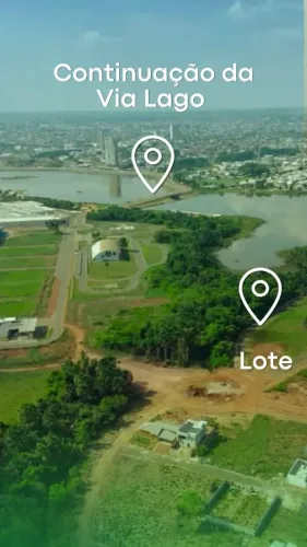 LOTE (REPASSE) 452m2 EM FRENTE AO LAGO AZUL