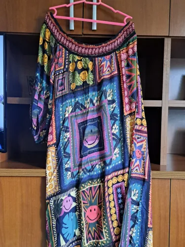 Vestido farm estampa smile