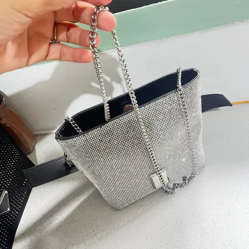 Bolsa de Mão Vizzano Strass e Alça Longa Feminina 