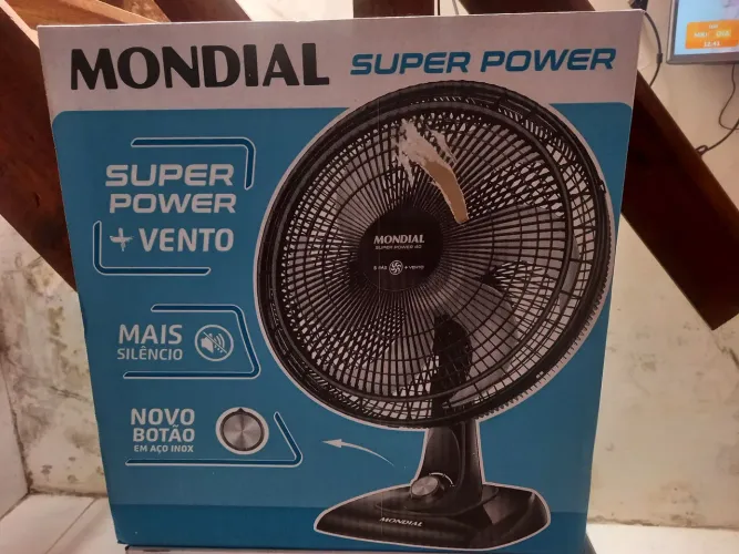 Ventilador mundial novo 40 cm 6 pas