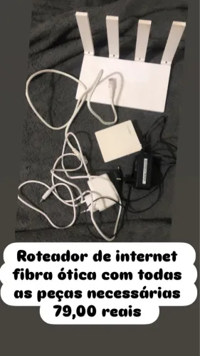 ROTEADOR DE INTERNET FIBRA ÓTICA