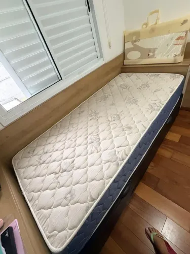 Cama box baú com Colchão Castor D45