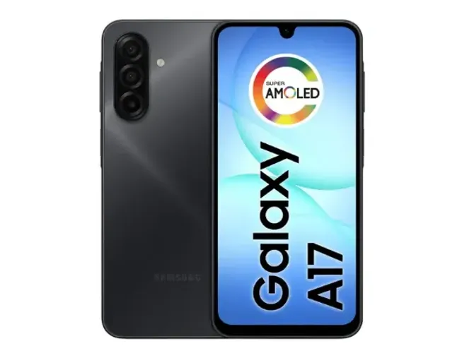 Smartphone Samsung Galaxy A17 256GB 8GB RAM Preto 6,7" Câm. Tripla + Selfie 13MP