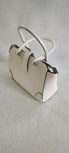 Bolsa Tote Estruturada Branca