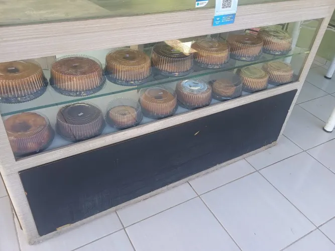 Balcão em vidro
