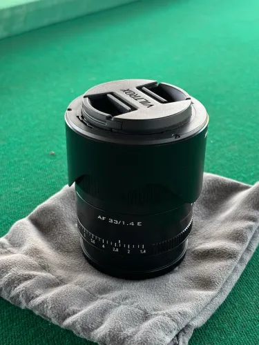 Lente viltrox 33mm sony com caixa
