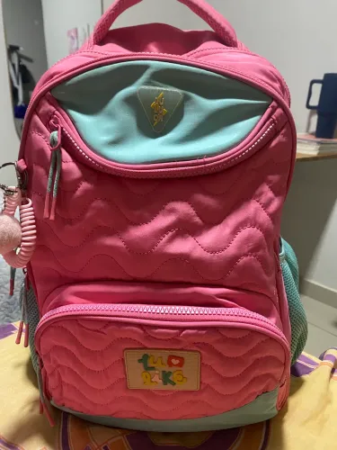 Mochila luluca com estojo 