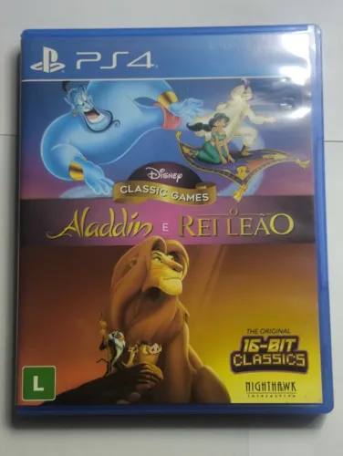 Jogo PS4 Playstation 4 - Original - Aladdin e Rei Leão