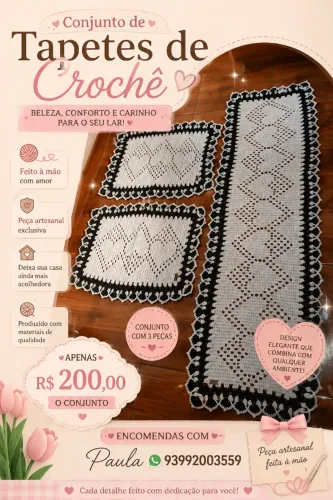 CONJUNTO DE CROCHE