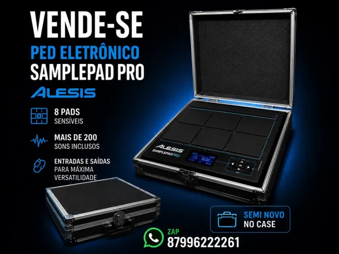 Ped eletrônico Aleses samploped pro 8