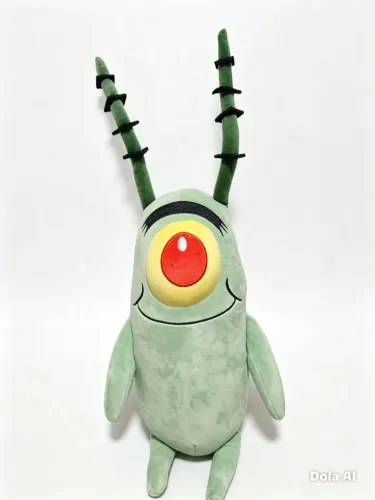 Novidade Br Machine Plâncton com 45cm turma Bob Esponja