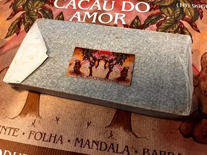 1KG de barra 100% de Cacau ou Chocolate puro orgânico e natural