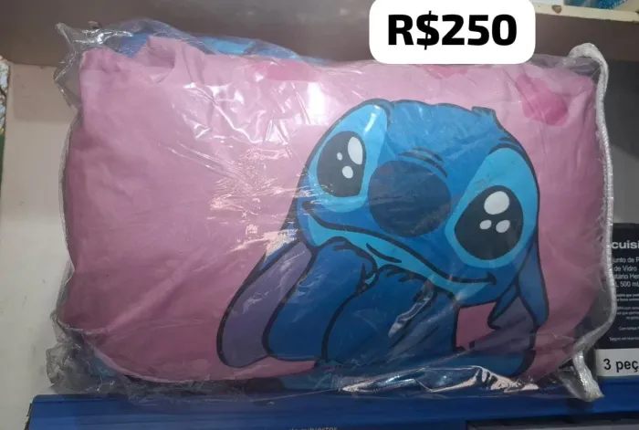 Colcha Stitch de solteiro acompanha travesseiro e fronha novo