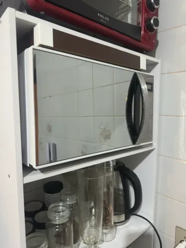 Microondas Panasonic Espelhado 21L 220v