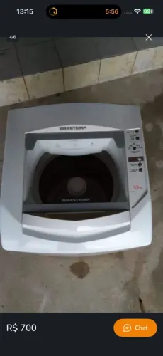 Vendo uma máquina de lavar roupas de 10kg Brastemp