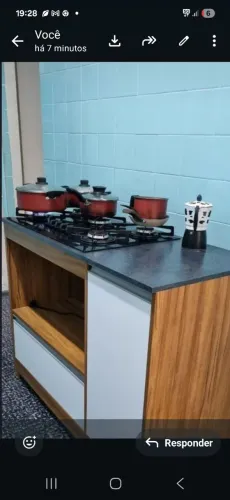 Vendo fogão Cooktop 5 bocas com armário embido