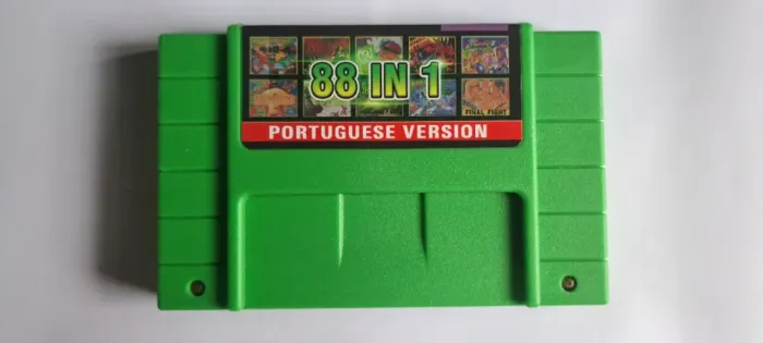 Super Nintendo 88 em 1 - Cartucho Multijogos em Português SNES - Entrega Grátis Aparecida