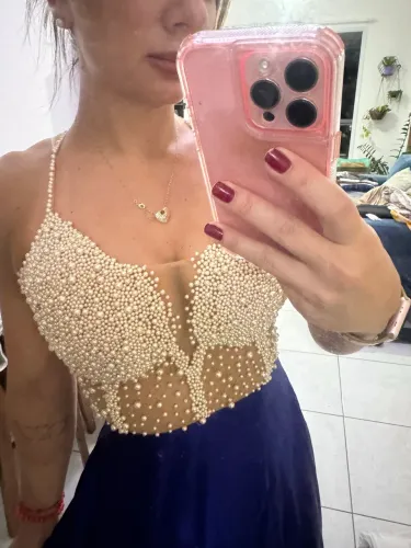 Vestido de festa luxo! Desapegando.