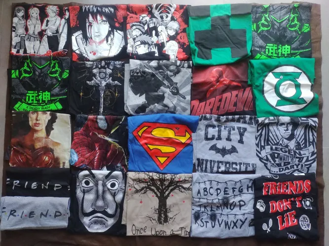 Camisetas Animes, Games, Série, Marvel, DC e Kpop na PROMOÇÃO