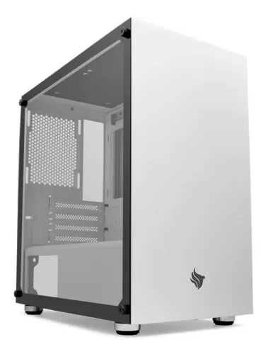 Gabinete Gamer Pichau Hx300 White Lateral Vidro, PG-HX3-W01
