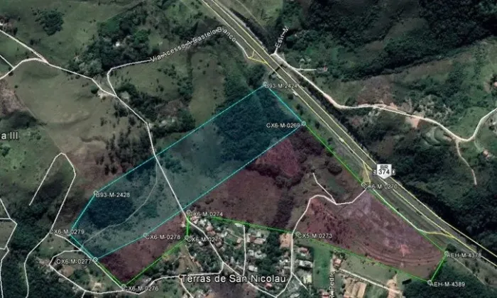Terrenos e Áreas a venda - Cururuquara