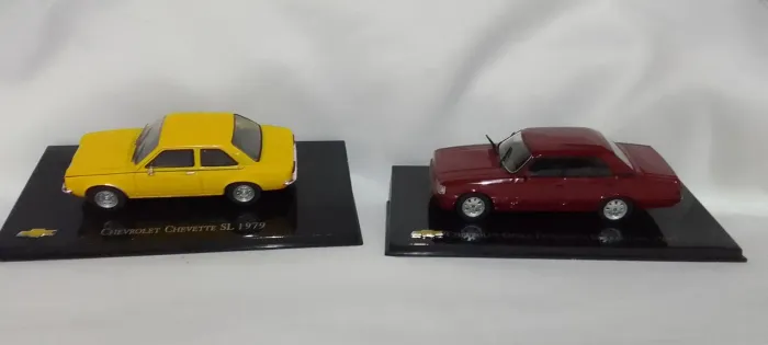 02 Miniaturas Opala Diplomata e Chevette