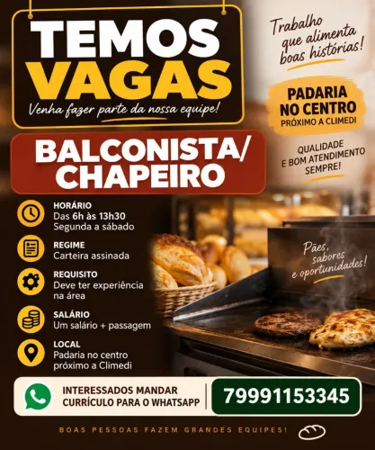 BALCONISTA/CHAPEIRO (HOMEM)