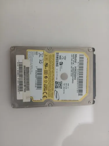 HD Samsung 250GB SATA 2.5" para Notebook